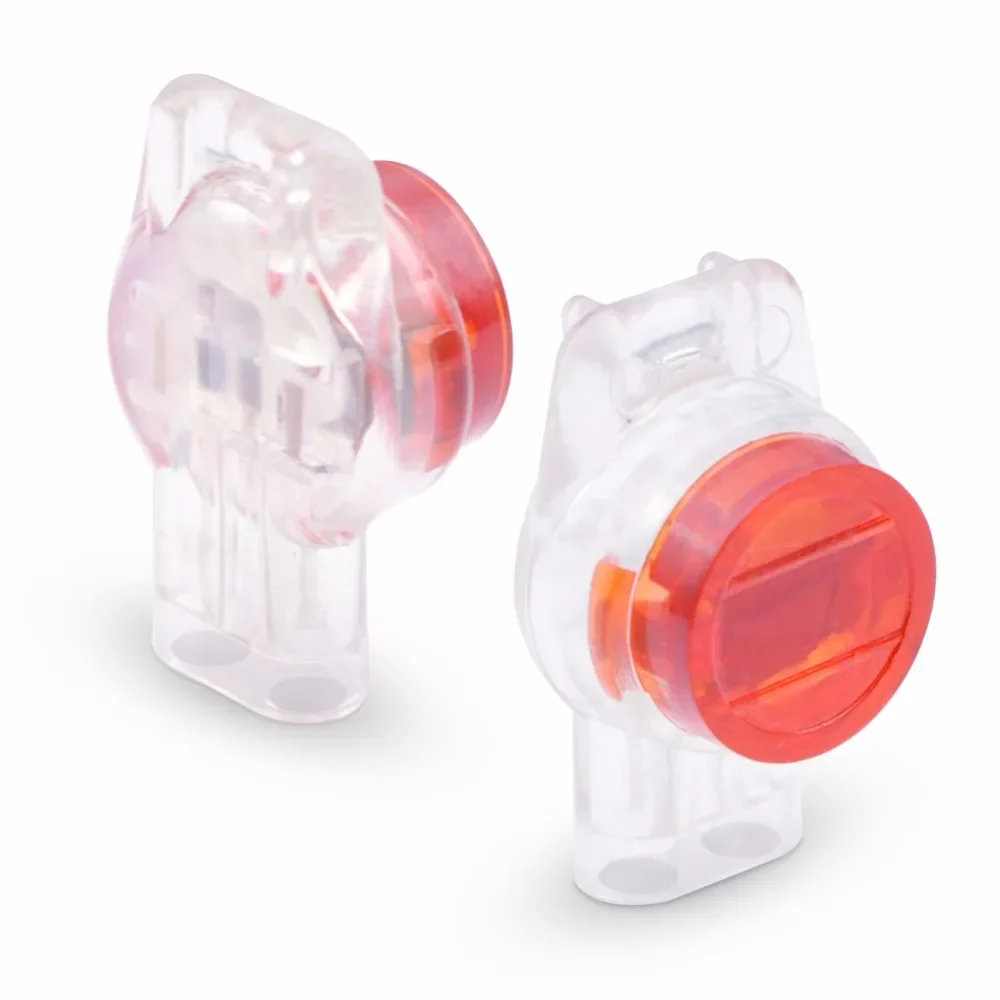 100 قطعة K3 ثلاثة أسلاك الأسلاك الفرعية PC البلاستيك النحاس النقي لخطوط الهاتف كابلات الشبكة اتصال سلكين