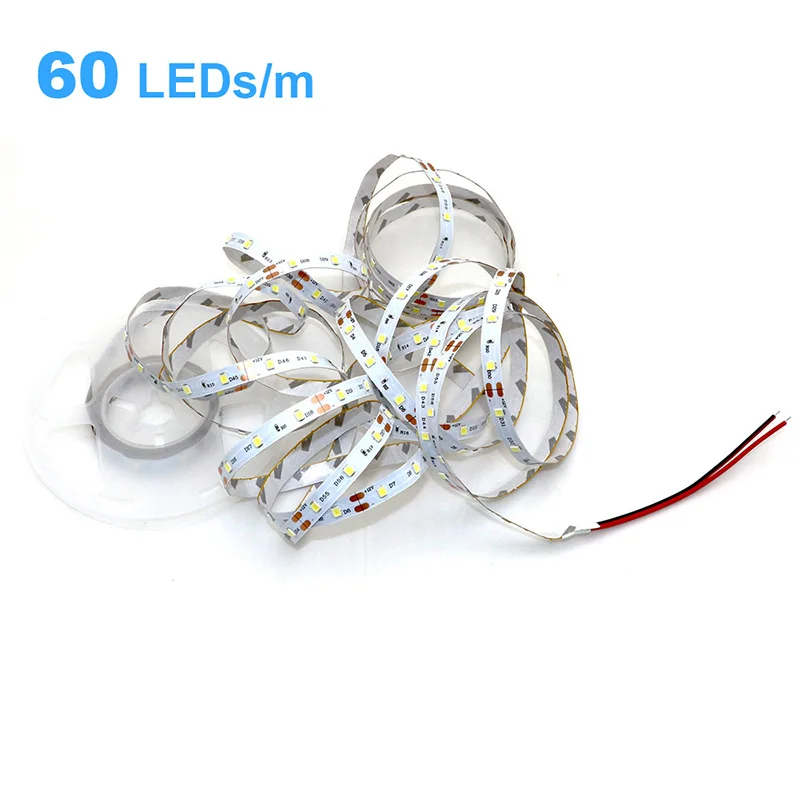 2835 5M 300 600 1200LEDs LED Strip DC12V 24V 120LEDs/m Home Waterproof IP65 Lamp Strip Flexible And Cuttable Soft Lamp Bar