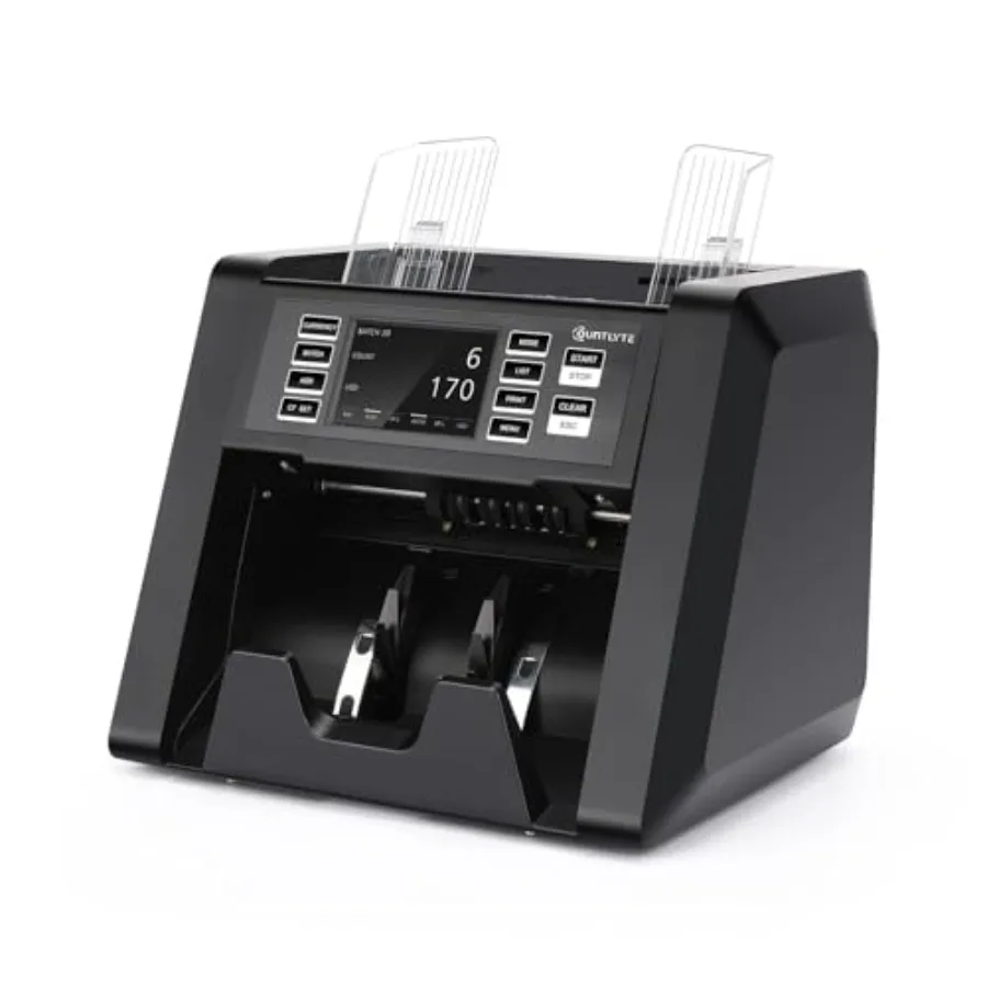 

Banking application money counter machine with CIS/UV/MG/IR counterfeit detection, mixed denomination counting, multi-currency