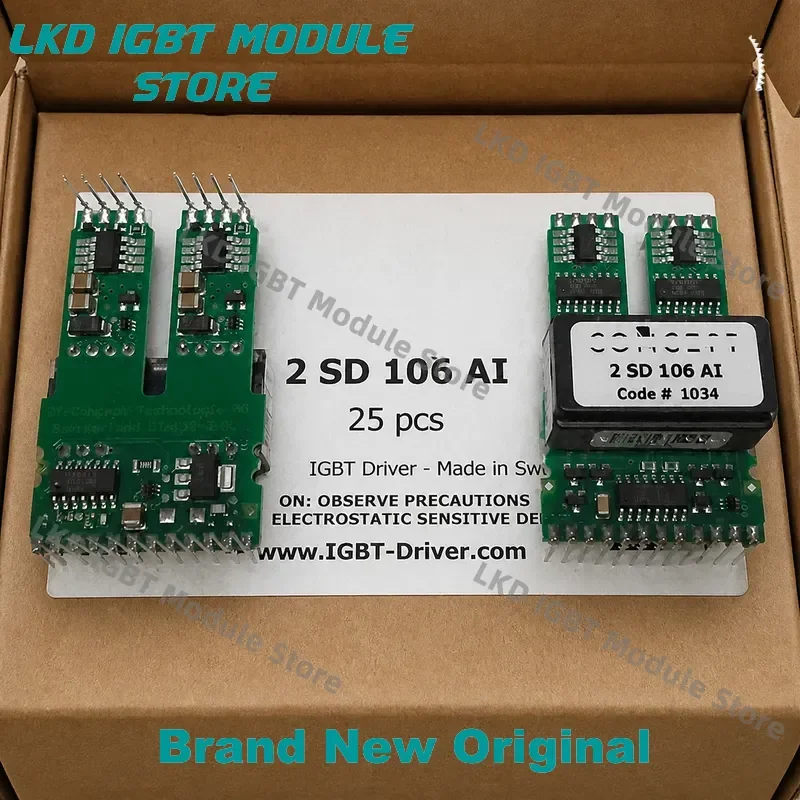 for 2SD106AI for 2SD106AI-17 IGBT Driver Module High Performance Gate Driver Board for Power Electronics Applications