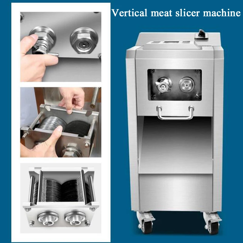 

Large Vertical Meat Grinder Commercial Sausage Machine Multi-fuction Meat Grinding Machine Food Mincer