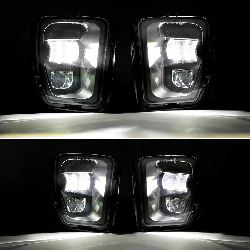 2Pcs/Pair LED Fog Light Fit For Dodge Ram 2013 2014 2015 2016 2017 2018 MS-DR1317 Car Accessories Fog Light Signal Lamp Assembly