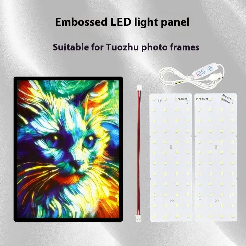 

Для Bambu lab P1 X1 A1 A1 мини-3d-принтеры литофановая светодиодная подсветка комплект DIY литофановая фото модель для Bambu lab