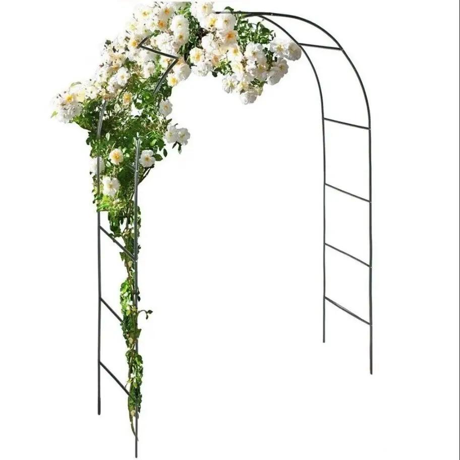 

Прочная металлическая садовая арка-пергола для вьющихся растений, подставка для свадебного декора на открытом воздухе