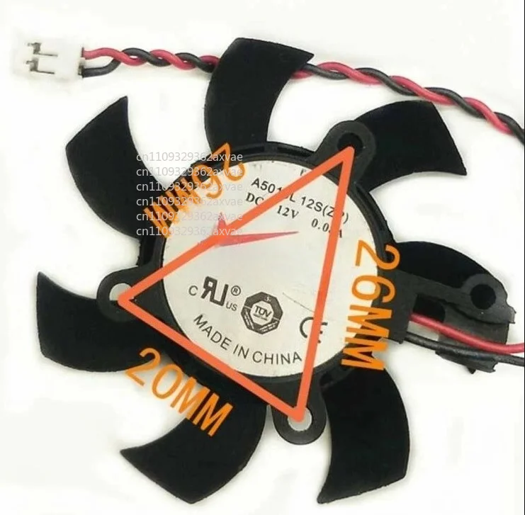 For Cooler Master FA13525L12LAA DC 12V 0.5A 135x135x25mm 2-Wire Server Cooling Fan