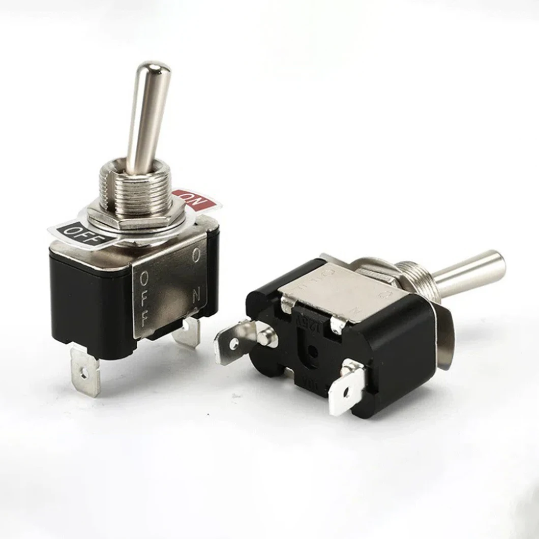 

ABILKEEN M12 KN3(A)-101 KN3(A)-102 KN3(A)-103 10A250V Тумблер ON-ON/ON-OFF/ON-OFF-ON 2/3-позиционный тумблер