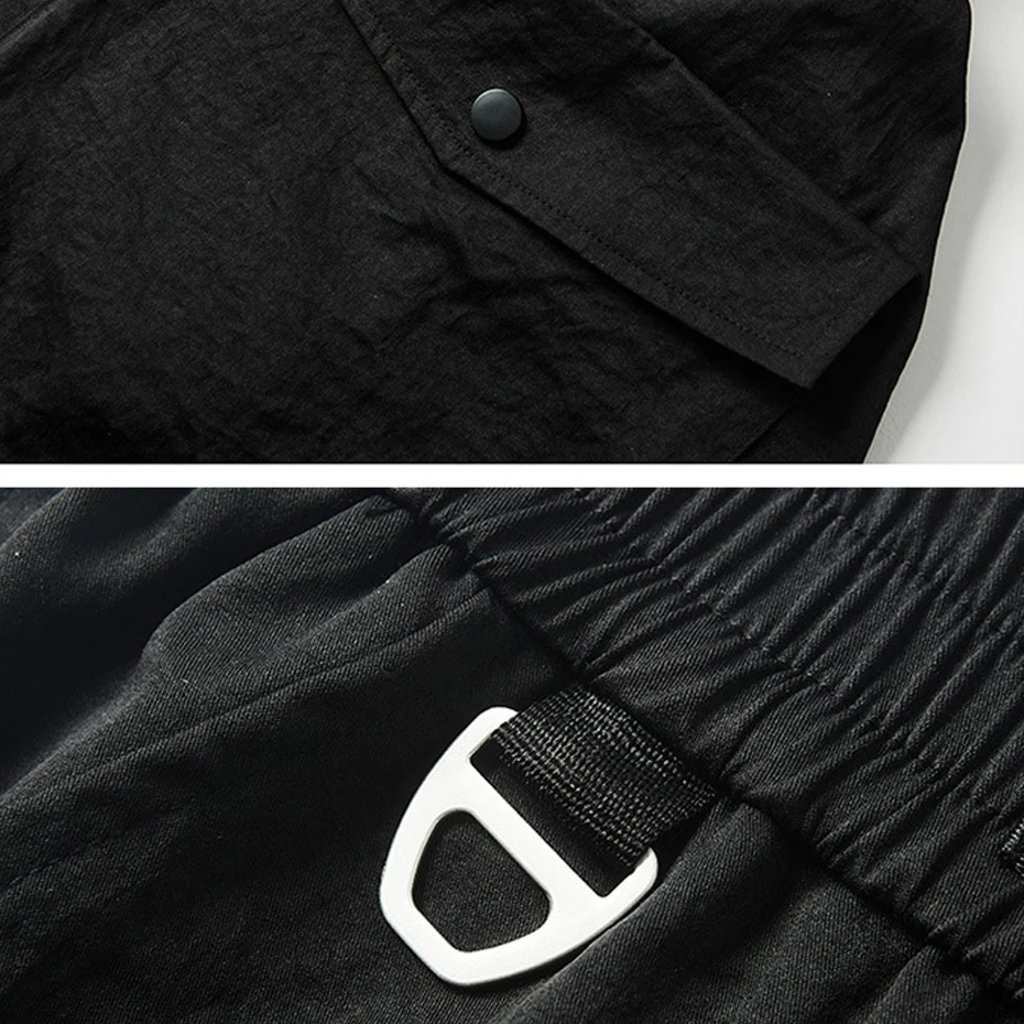 8XL Plus Size Cargo Shorts Men Summer Shorts Fashion Casual Multiple Pockets Short Pants Elastic Waist Male Big Size 8XL