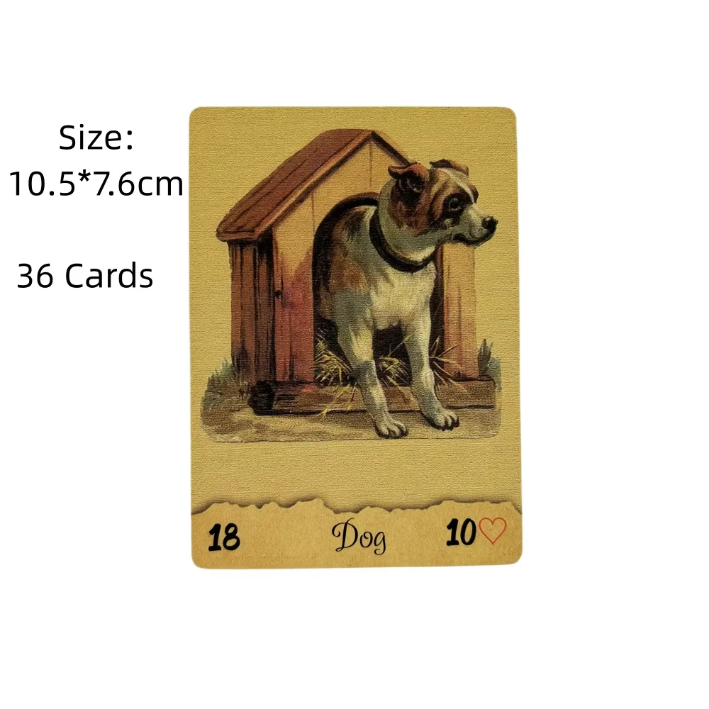 بطاقات بريدية لينورماند أوراكل بطاقات التارو العرافة سطح السفينة #2