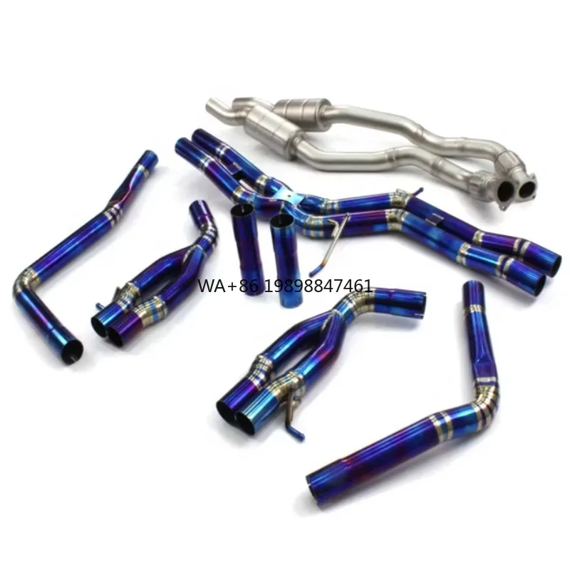 

Titanium Alloy Exhaust Pipe For Audi C7 S6 S7 RS6 RS7 4.0T Exhaust Catback