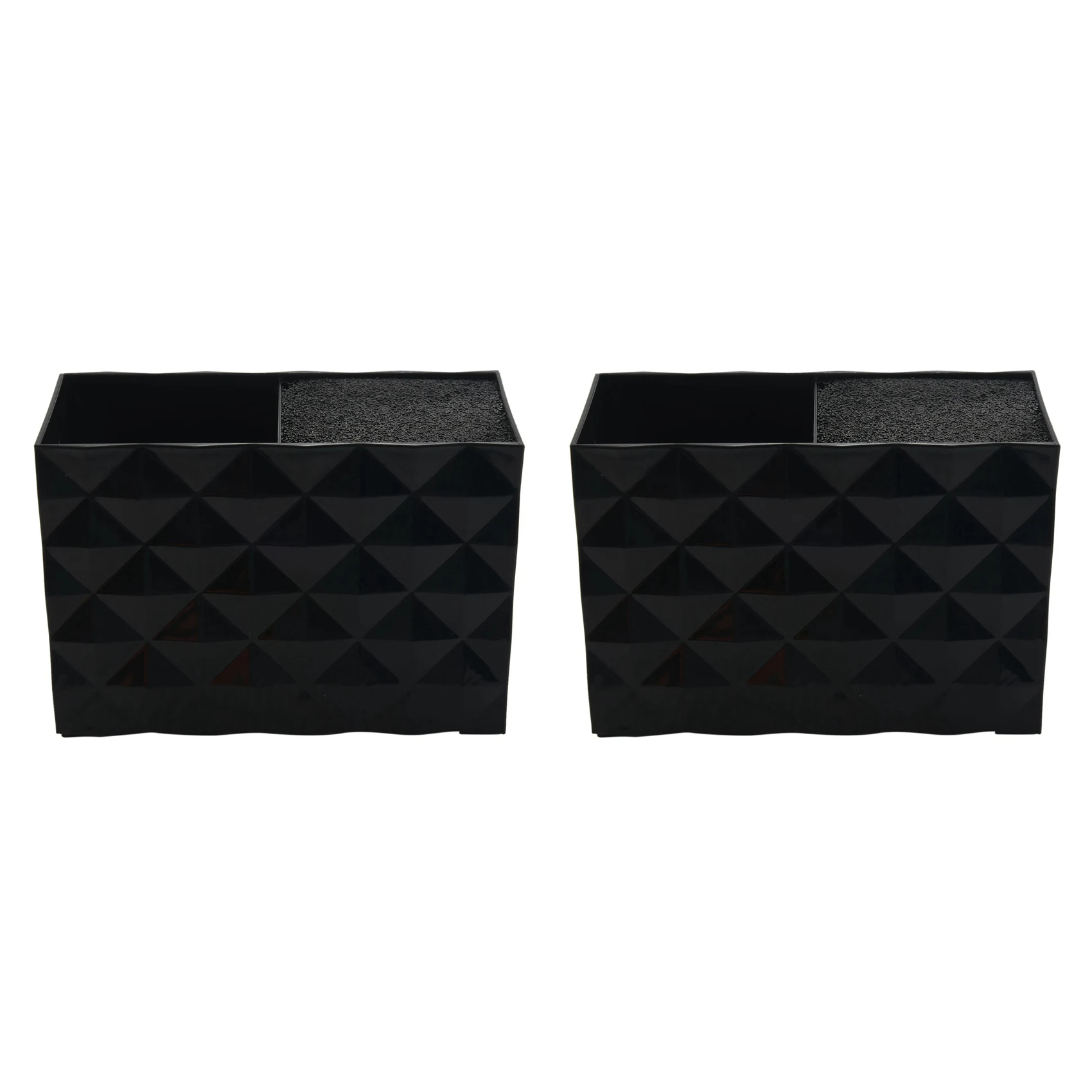 

A83X-2X Salon Shear Holder For Stylist Scissors Rack Holder Case Hair Clips Storage Box Hairdressing Combs Organizer