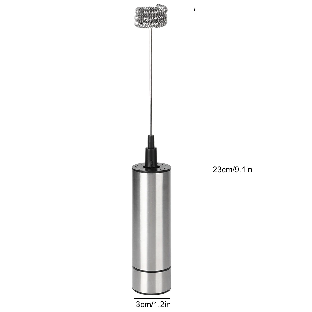 전기 스테인레스 스틸 우유 거품기 커피 교반기 블렌더 계란 비터 - 커피 애호가를 위한 가정용 주방기구