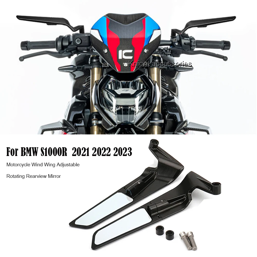 s1000r For BMW S1000R S 1000 R s1000r 2021 2022 2023 Motorcycle Wind Wing Adjustable Rotating Rearview Mirror