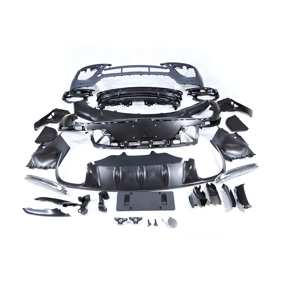 

Полный комплект кузова в спортивном стиле, сменные автомобильные детали, комплект переднего и заднего бампера без боковых юбок для Porsche Macan