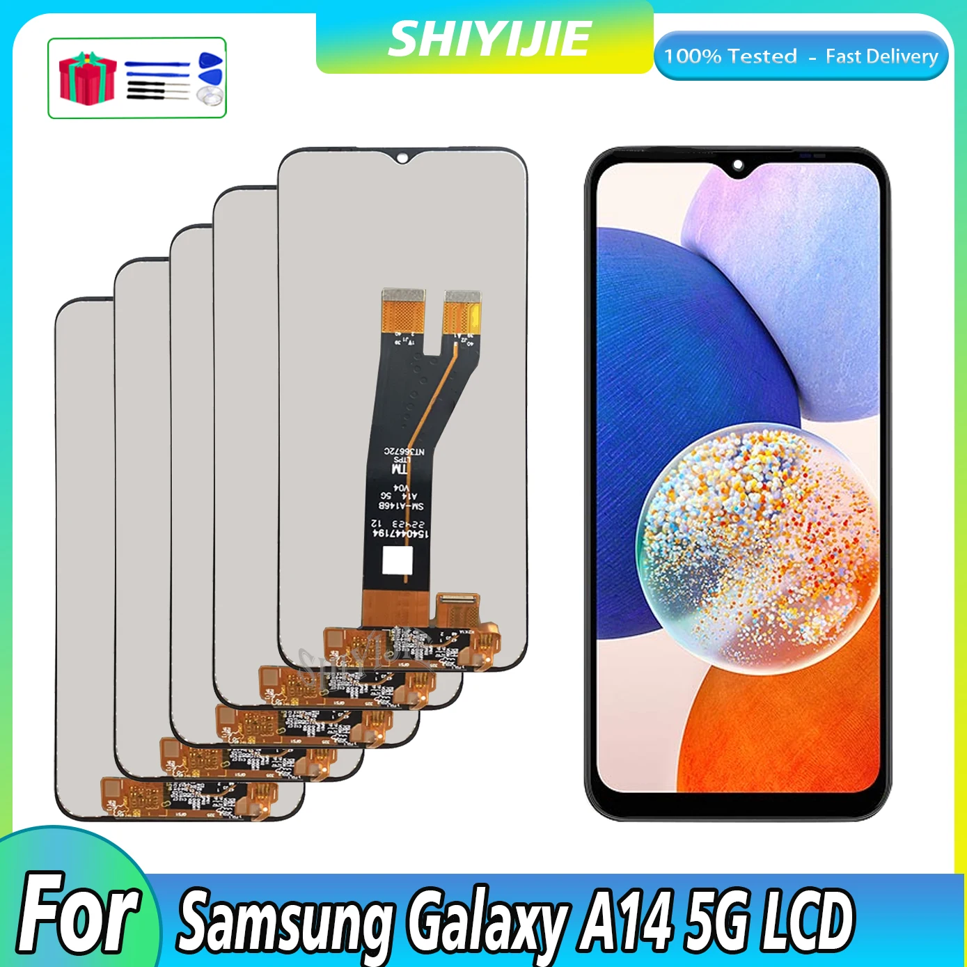 

3/5/10PCS LCD For Samsung Galaxy A14 5G A146 A146U LCD Display Screen Touch For Samsung A146B A146P Repair Digitizer