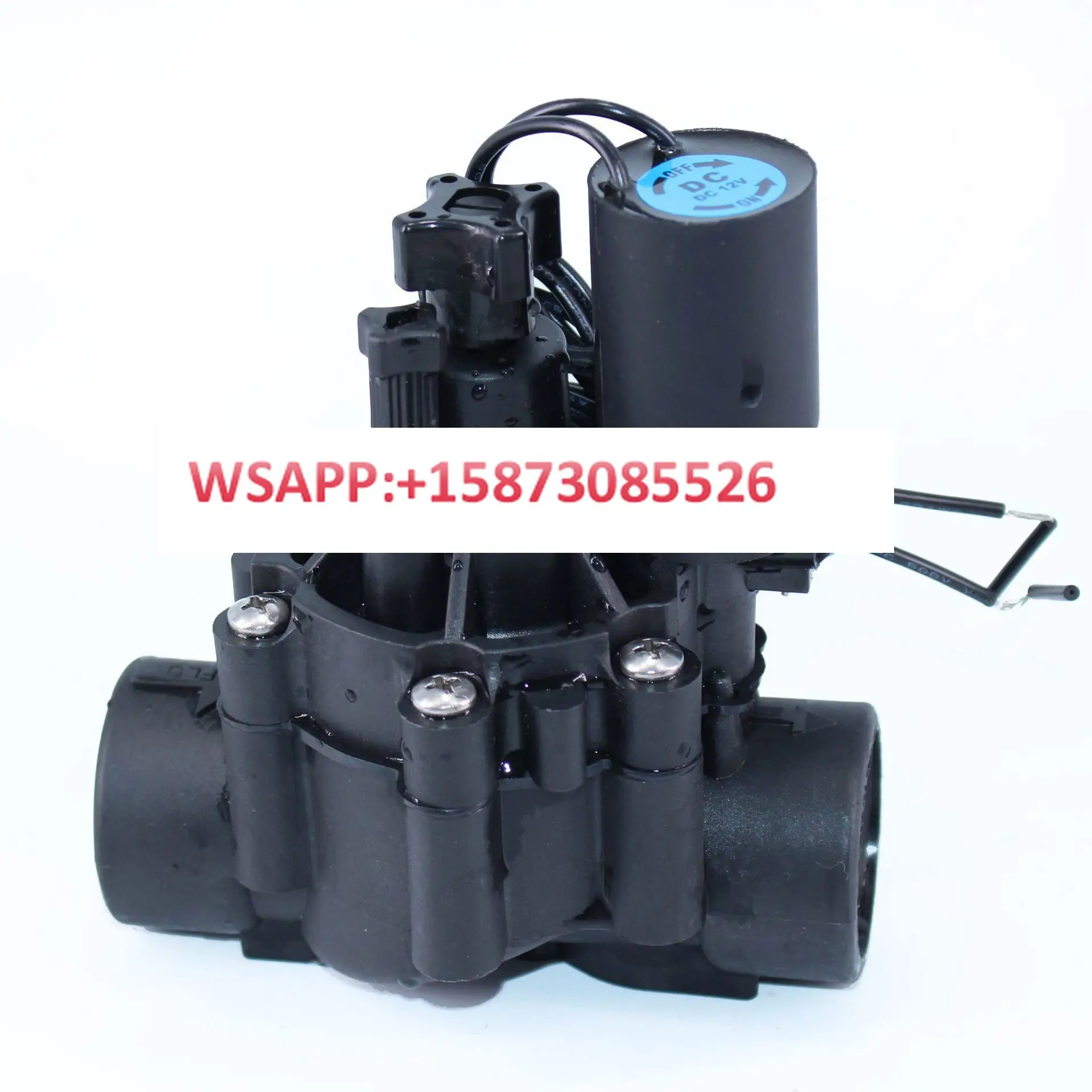 1-inch low flow manual automatic irrigation solenoid valve with filter suitable for different irrigation water treatments