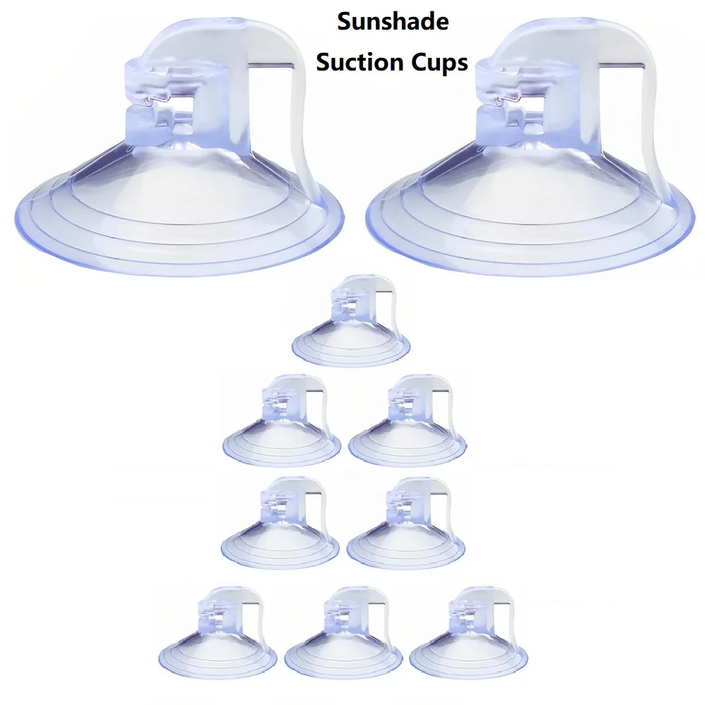 

38mm Car Glass Windshield Sunshade Suction Cups Car Shade Sucker Clip Car Sun Visor Suction Pad for Car Shades Window 10PCS