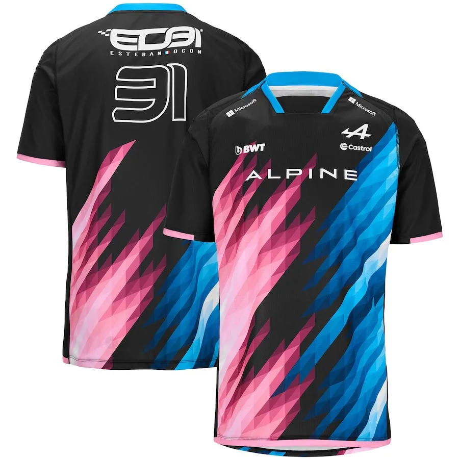 Formula1-T-shirt d\'équipe de course à manches courtes pour hommes, maillot de sport extrême d\'été, Ropa Vetement Y2k zones me Training