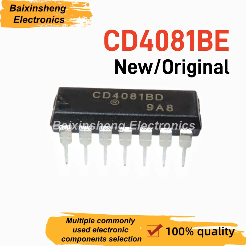10PCS New/Original CD4081BE CD4081 quad 2 input terminal and gate insertion DIP-14