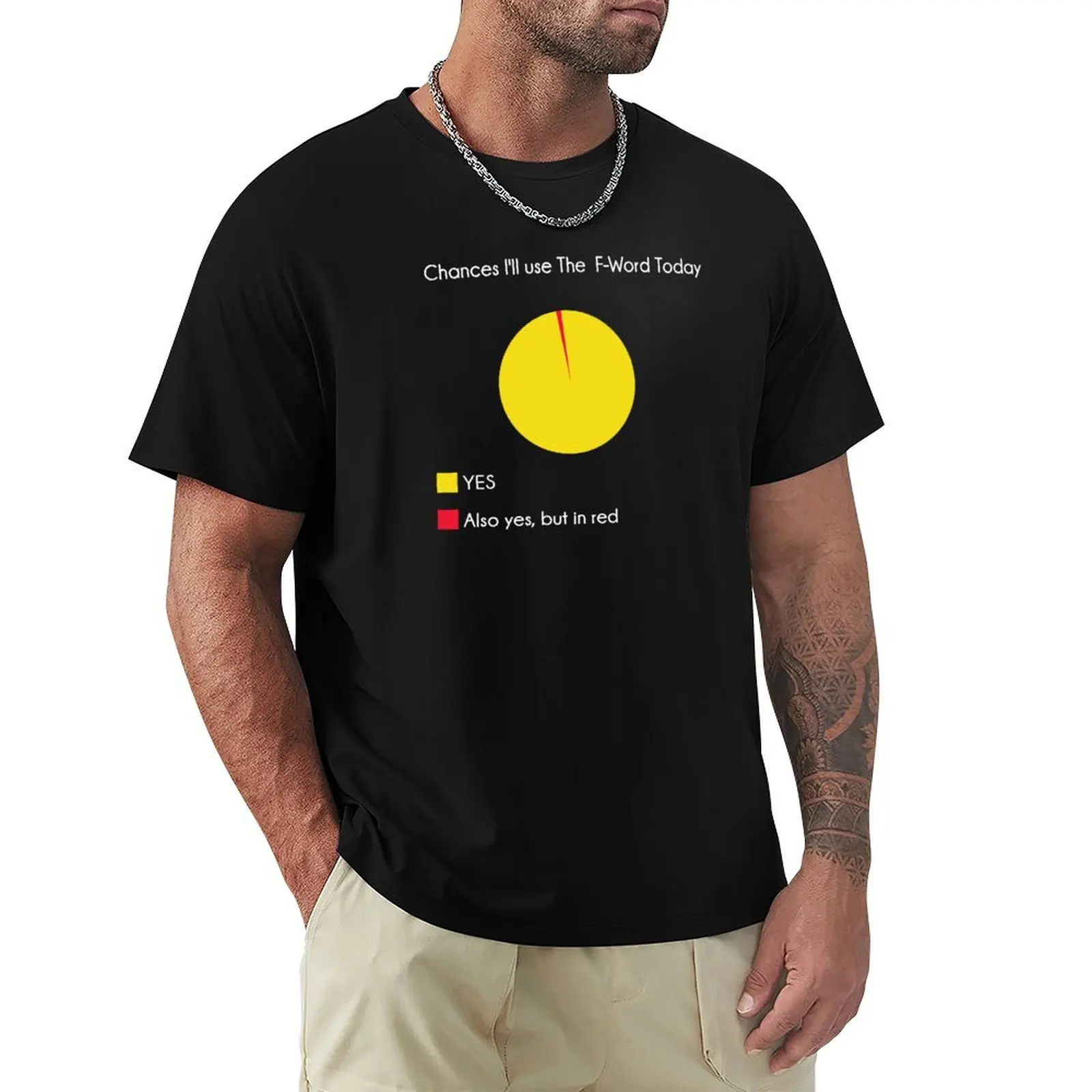 Chances I'll use the F-Word Today T-Shirt Big and Tall Loose Fit T-Shirt