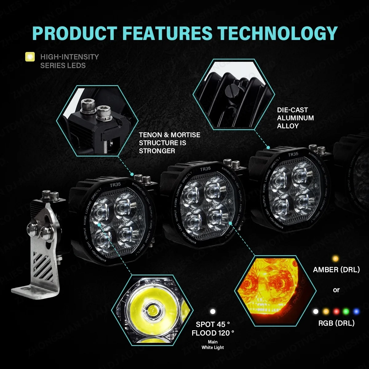 

Изогнутый RGB LED-светильник 52 дюйма 12В, модульный, соединяемый, для крыши автомобиля, внедорожный, DRL, для автомобилей, внедорожников, UTV, джипов, 4x4