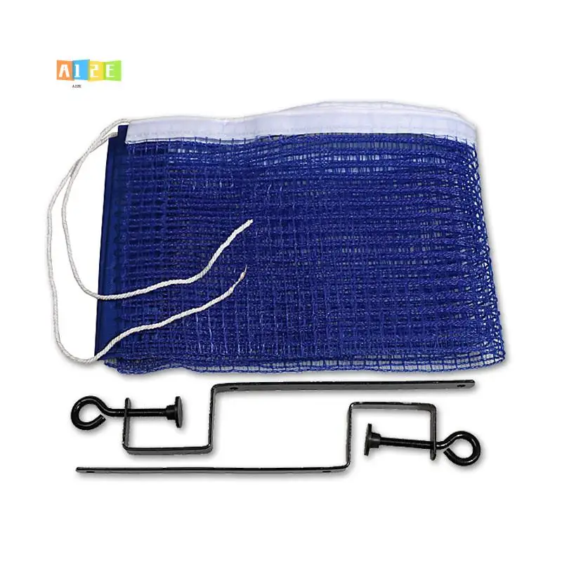 A12E-Table Tennis Net Portable Anywhere Retractable Pong Post Net Rack For Any Table Portable Net + Bracket Combination