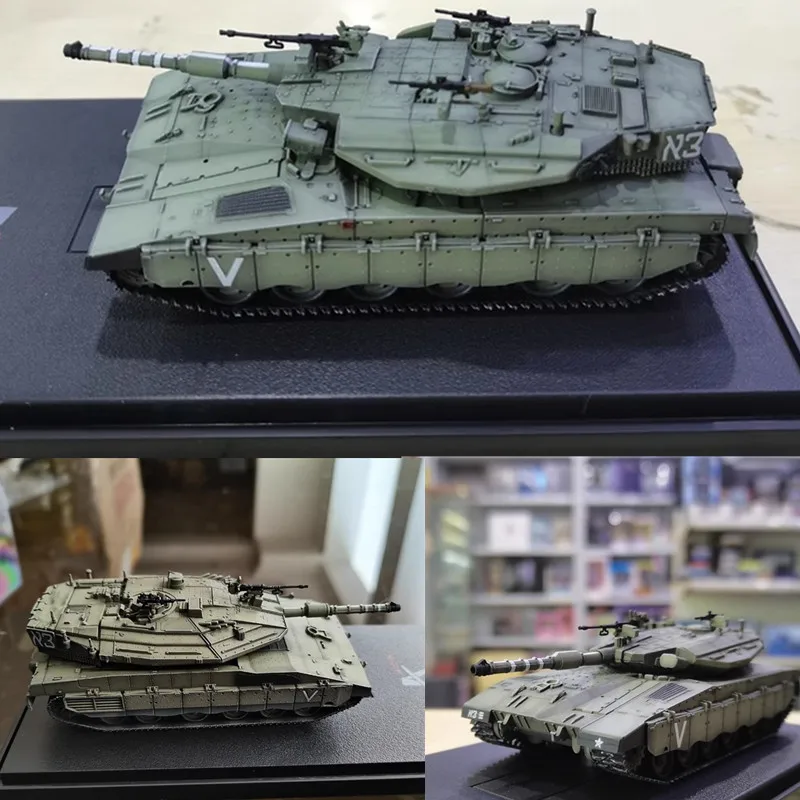1/72 مقياس 2 أنواع Merkava ثلاثية الأبعاد دبابة قتال رئيسية مركبة مدرعة مقاومة للانفجار الستار نموذج DieCast جمع عرض المشجعين اللعب #2