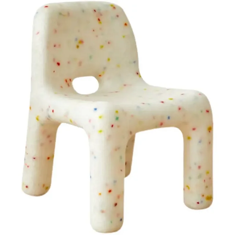 

Modern Cute Plastic Children's Chair Rotomolded Stool Small Leisure Outdoor Furniture for Kindergarten Backrest for Home Use