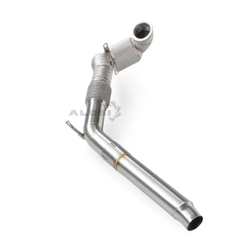 Stainless Steel High-performance Exhaust Pipe Downspout Suitable for Audi Q3 2.0T 2013-2018 Car Perfect Modification