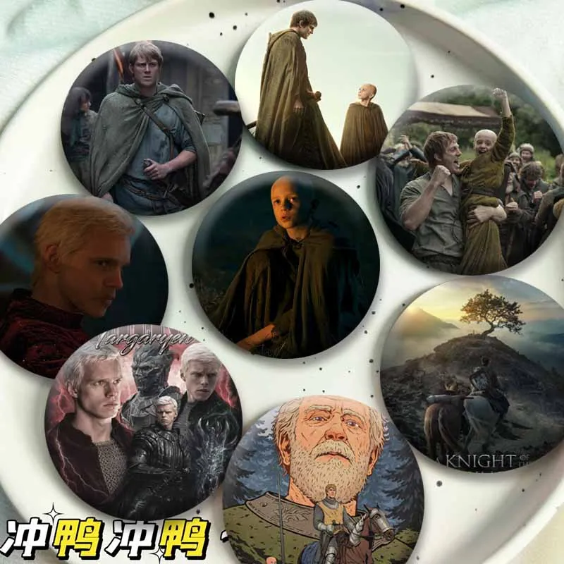 TV Shoe A Knight of Dunk and Egg The Seven Kingdoms Enamel Pins Lapel Brooch Bag Clothes Decor Badge Accessories Jewelry Gifts