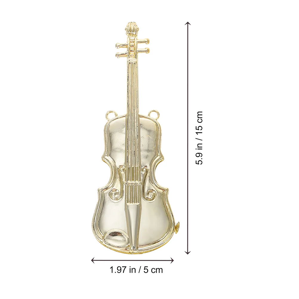 15 Uds trompeta en miniatura modelo de cuerno francés instrumento Musical adornos de árbol de Navidad