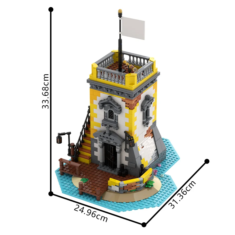 Bloco de construção MOC Sabre Island Anno Domini 2021