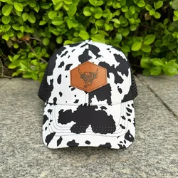 High quality neutral summer men's and women's sun hat cow breathable mesh cap adjustable outdoor sports baseball cap truck cap