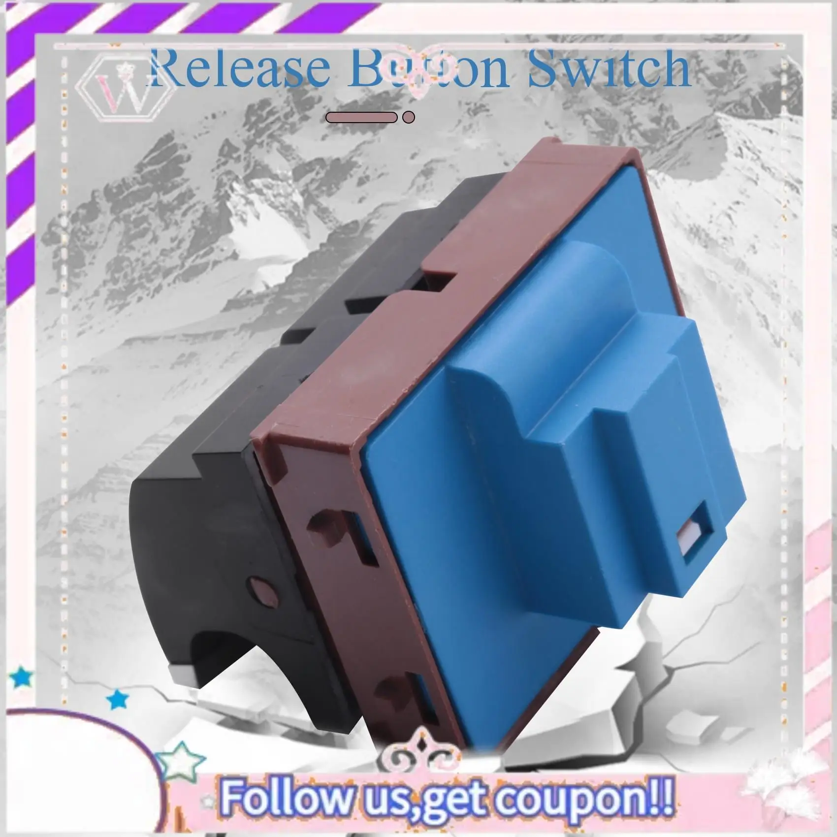 

A76T-Chrome Fuel Tank Trunk Release Button Switch For-Passat B6 Jetta MK6 EOS CC 35D959903 3C0959903B