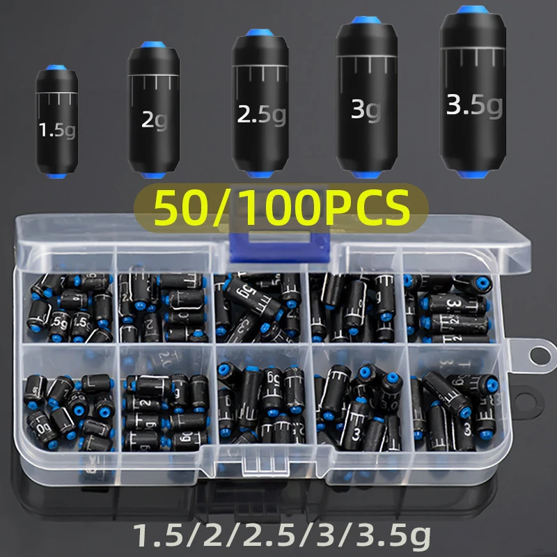 【セール中】Aorace 50/100 個 1.5 グラム-3.5 グラムスケールリードテーブル釣りリード革スケールリード漁具アクセサリー卸売