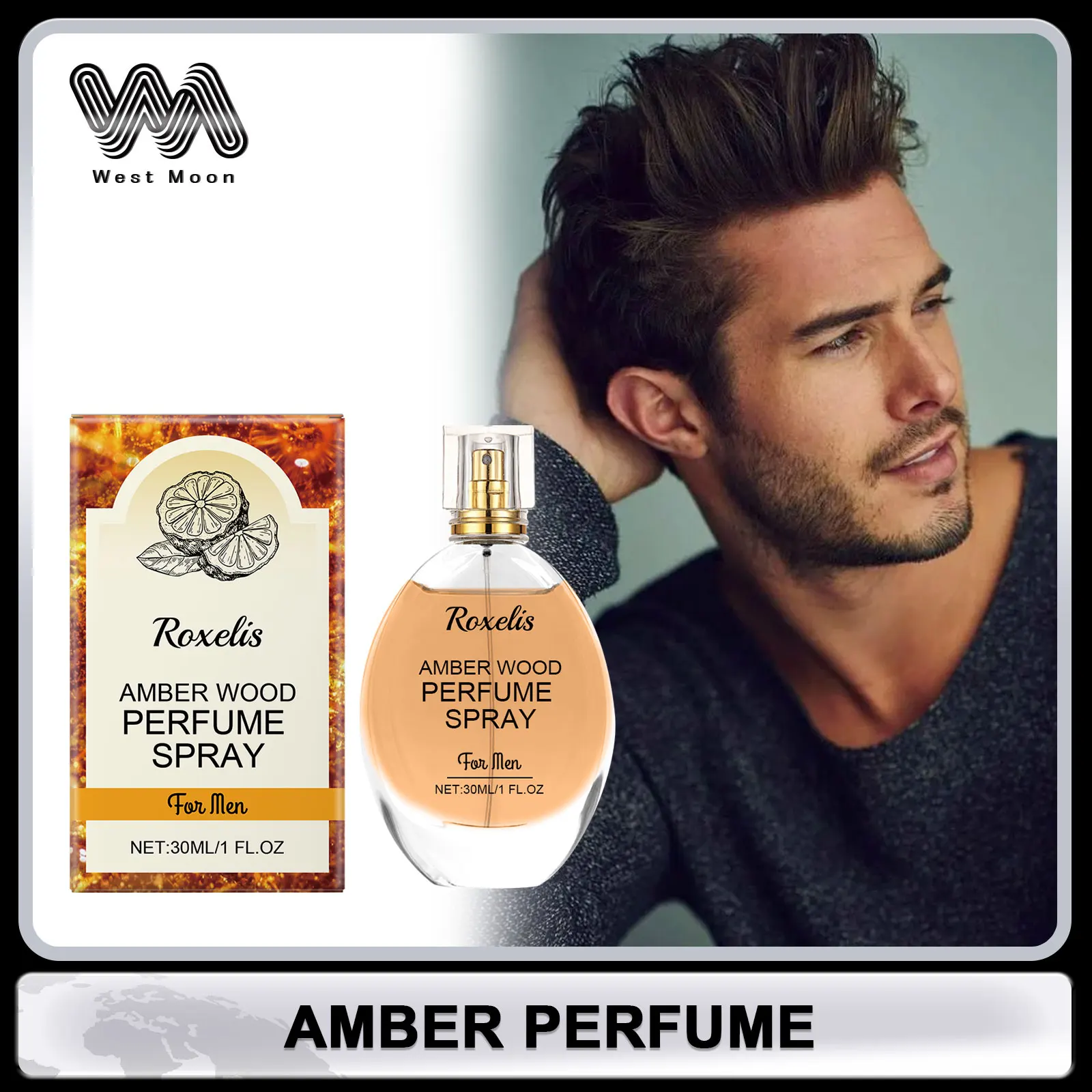 

Amber Perfume Lasting Charming Fragrance Bring Confident Scent Natural Dating Warm Fragrance Pheromone Portable Body Scent Gift