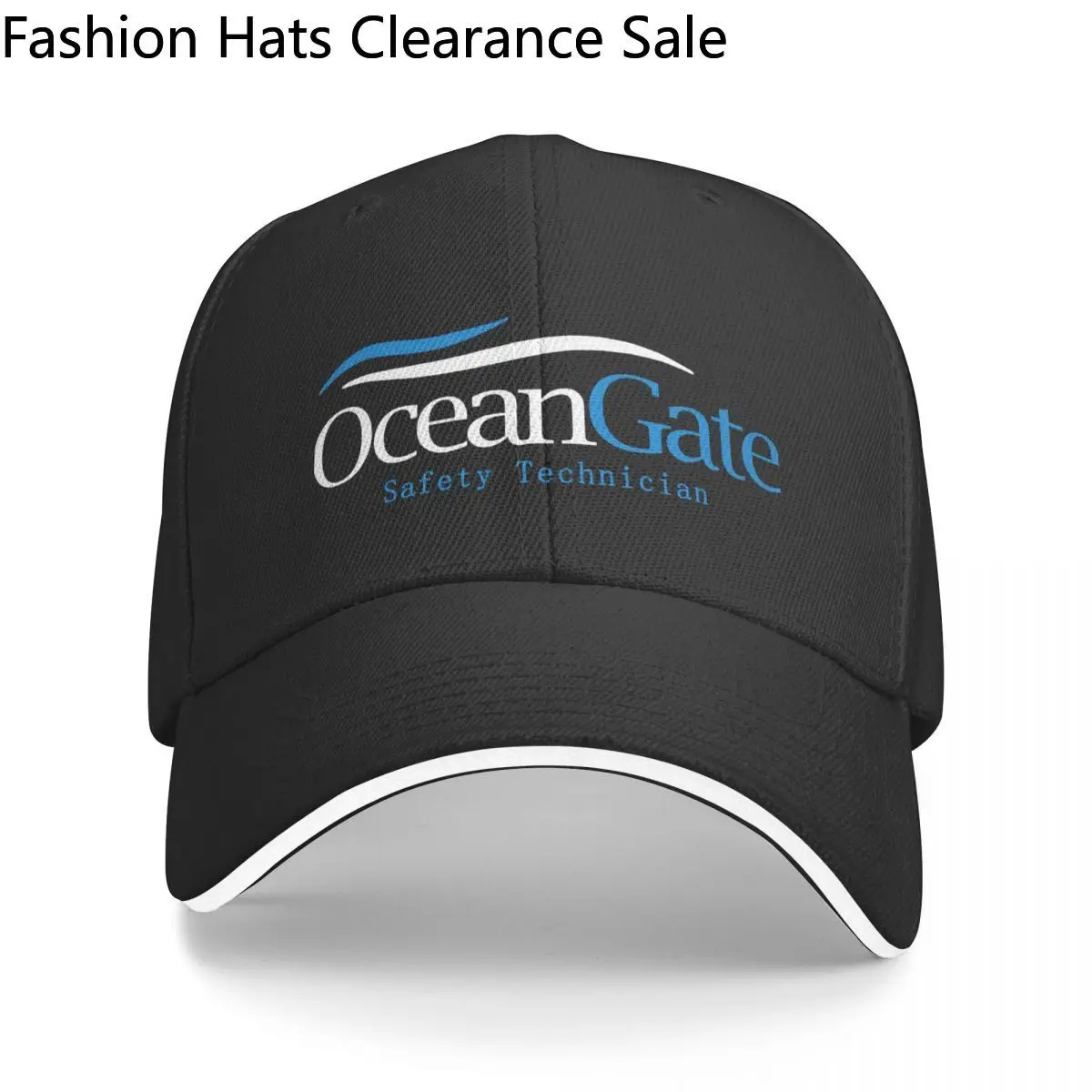 OceanGate Safety Technician Baseball Cap Accessories Stylish Sun Cap for Men Women Daily All Seasons Travel Adjustable