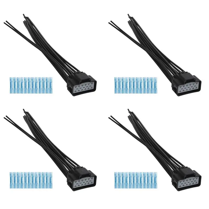 L10A 4X WPT928 Wiring Kit 3U2Z-14S411-ZMB Heated/Cooled Seat Module Connector Wire Assembly For Ford Lincoln Mercury