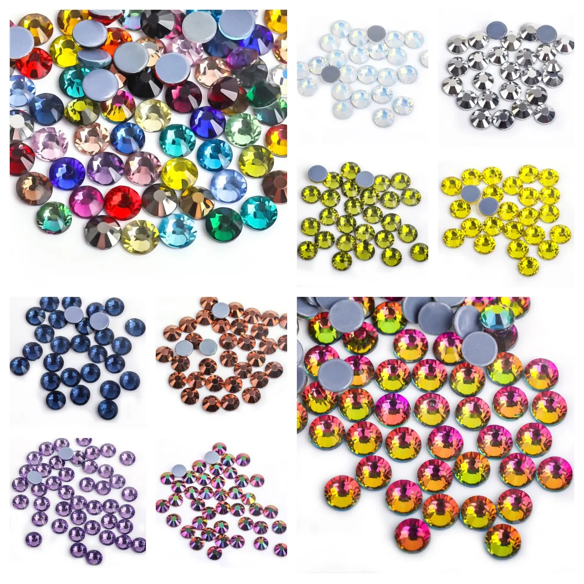 

288pcs/bag SS30 Flatback Crystals Hot Fix Rhinestones