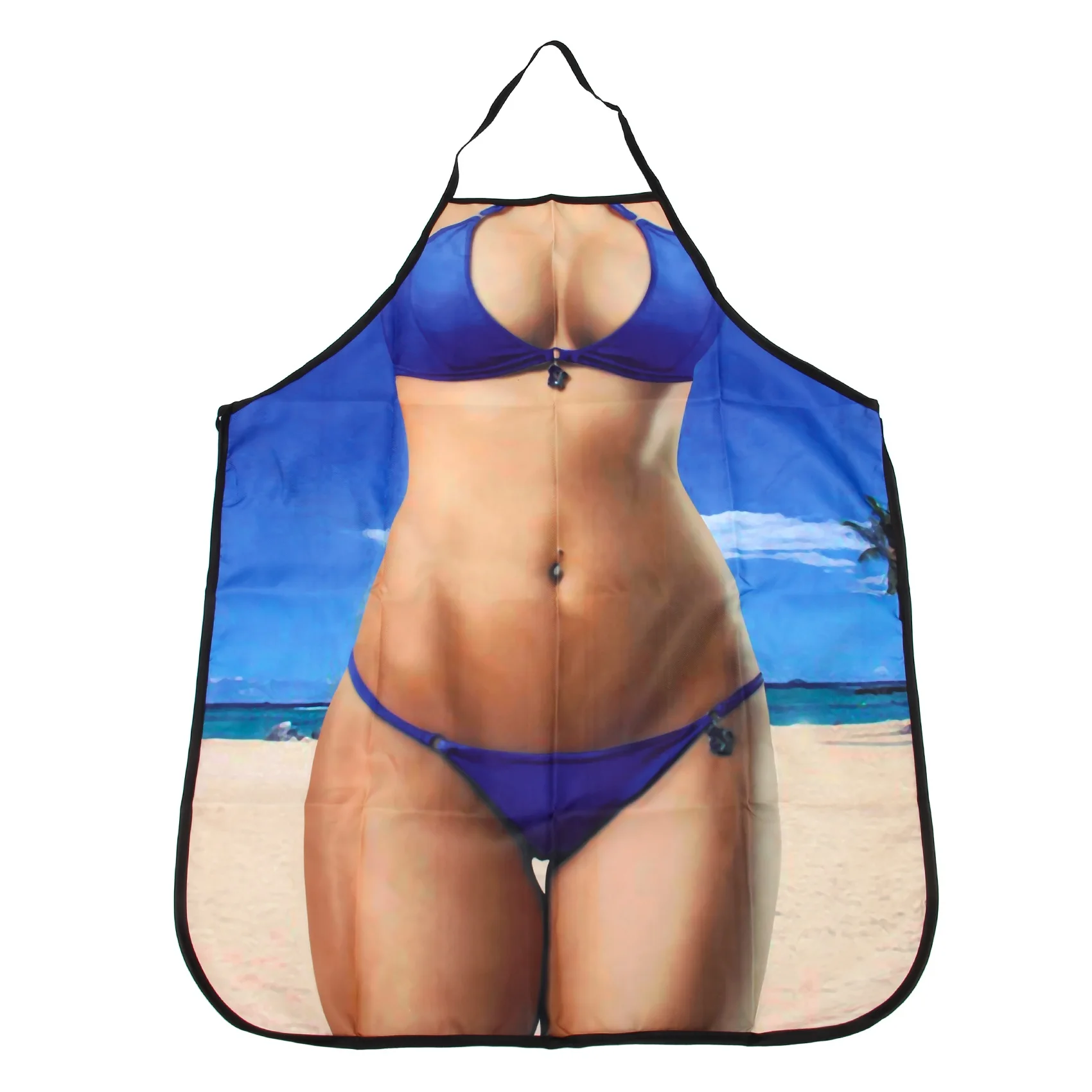 

Sexy Kitchen Apron Funny Creative Cooking Aprons for Men Women Girlfirend Boyfriend Christmas Birthday Gifts (Beach Bikini)