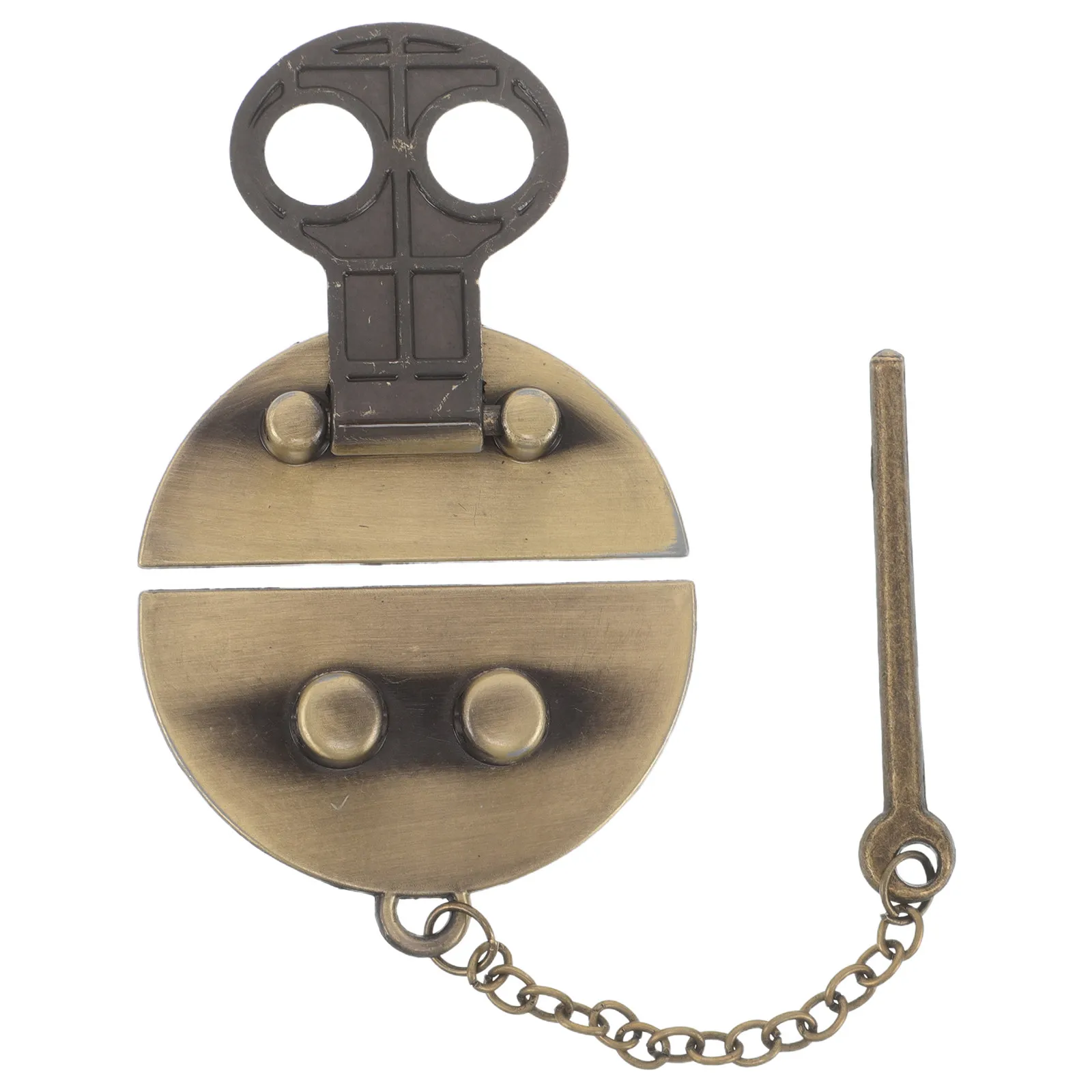 Bronze Decorative Buckle Hardware Set – Engraved Retro Metal Hasp Latch for Jewelry, Wood Packaging