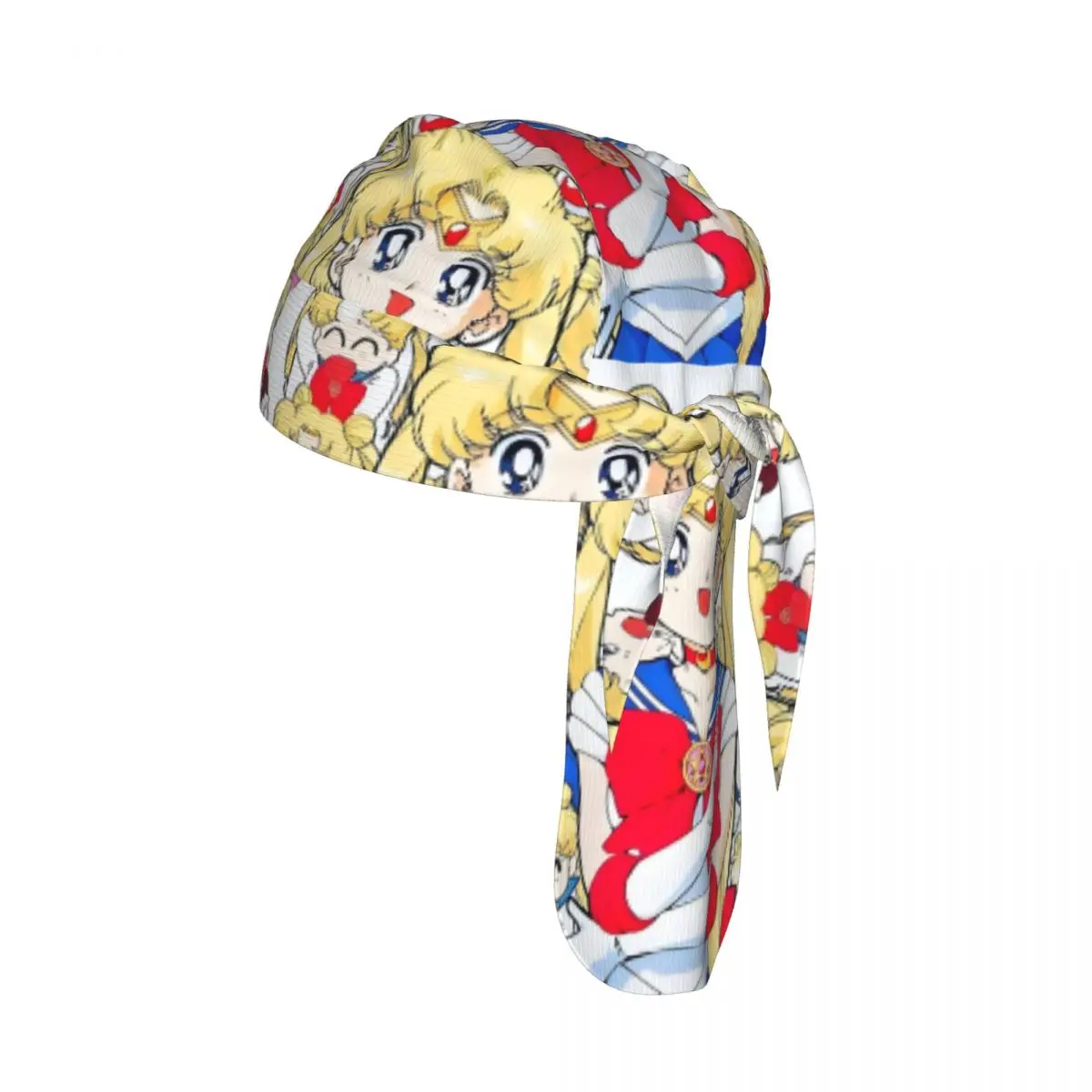 

Custom Sailors Moons Cute Cartoon Headscarf Hat Quick Drying Cycling Cap Motorcycle Sport Bandana Headband Sweat-wicking Cap