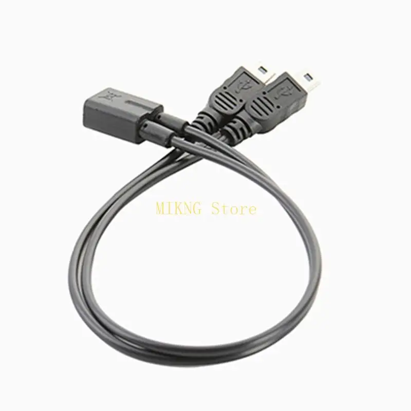 USB 2.0 Mini 5 Pin Female to Male Host OTG Data Splitter Cable for Mobile HDD Hard Drive best sale