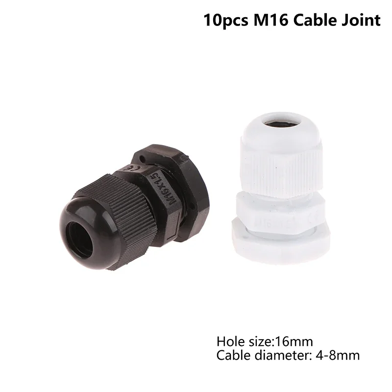 10 stks M16 Plastic Vergrendeling Kabelwartel Kabel Waterdichte Connector Kabelwartel Connector