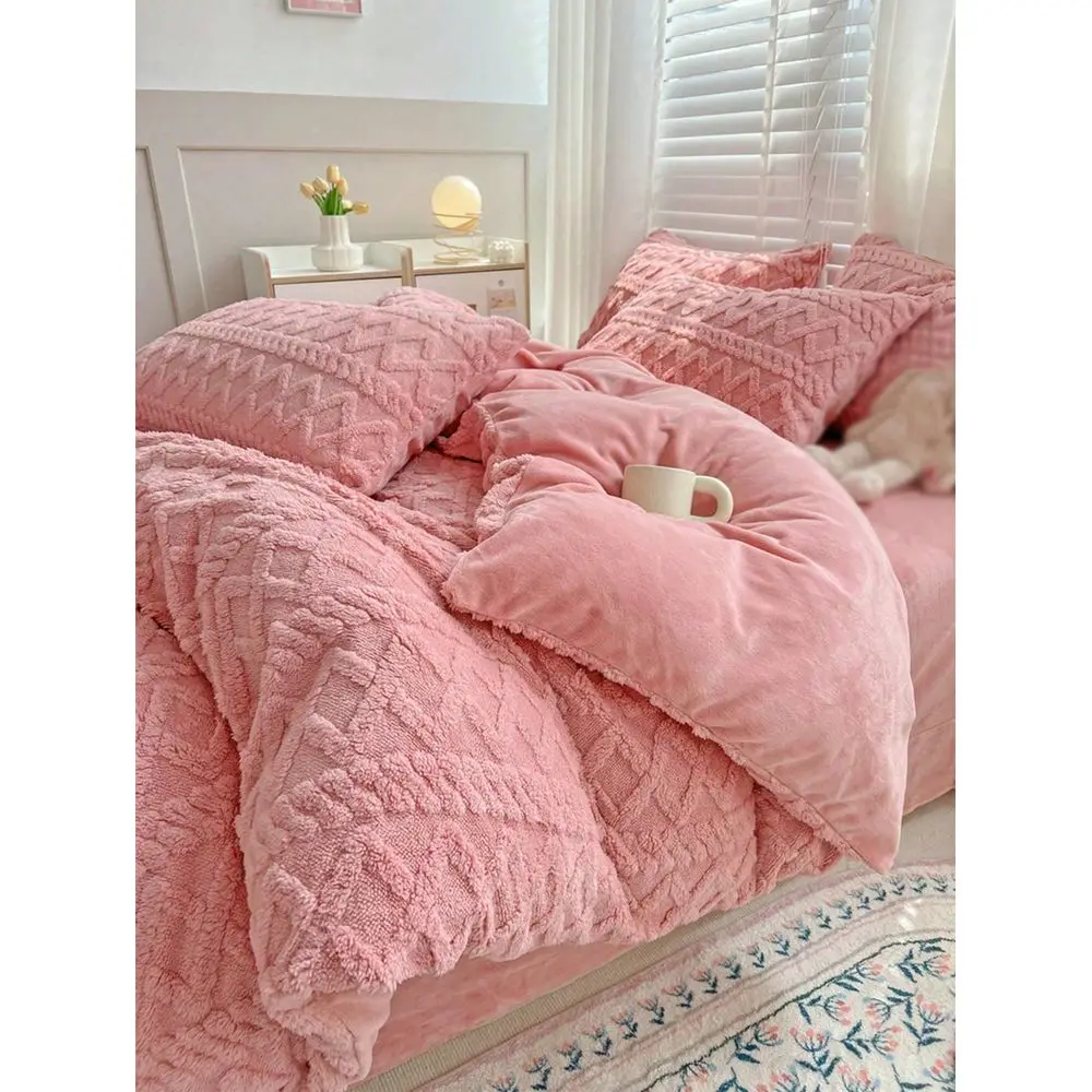 

Fluffy Soft Comforter Set Fluffy Down Alternative Comforter Set, Plush Comforter Set, 1pc Comforter With Zipper Closure And 2pc