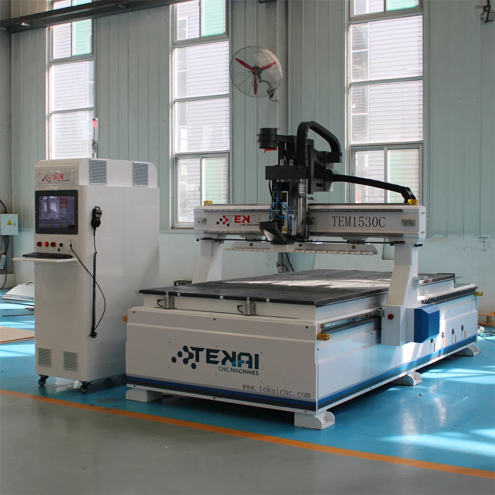 TEM1530C Cnc Router China ATC Engraving Cutting Machinery 9.0kw Spindle with 14 Sets Linear Tool Magazine