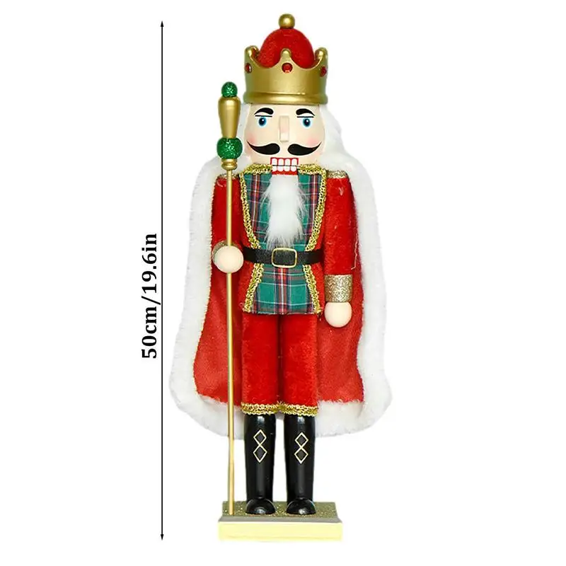 Nutcracker Christmas Decor Giant Christmas Nutcrackers Christmas Decorations With Red Cape 50cm Nutcrackers Christmas Indoor