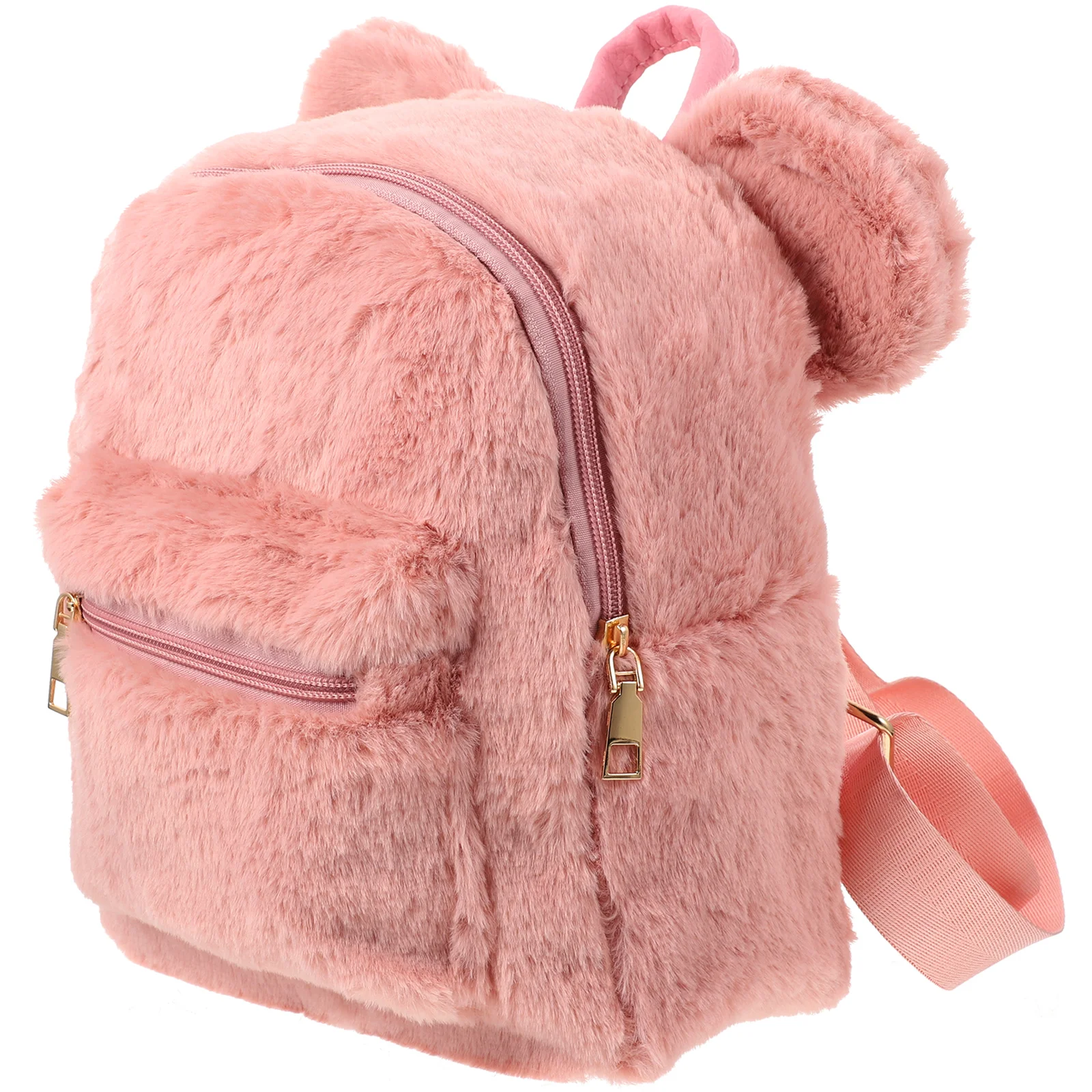 Furry Backpack Plush Shoudler Backpacks for Girls Fluffy High Capacity Student