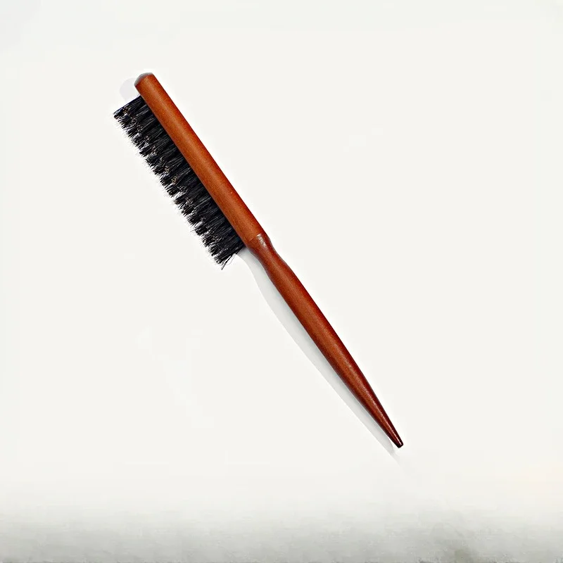 New Hair Three-row Hair Comb Fluffy Pig Bristle Styling Comb Hairpin Tail Three-row Comb