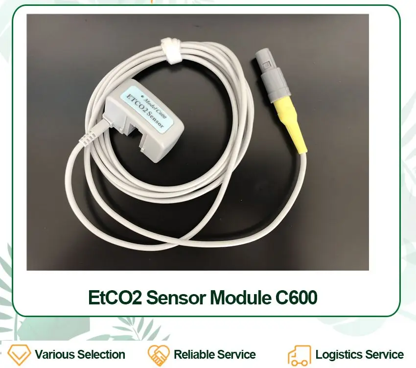 

Mainstream Capnography EtCO2 Sensor Module C600 Compatible Respironics Capnostat 5