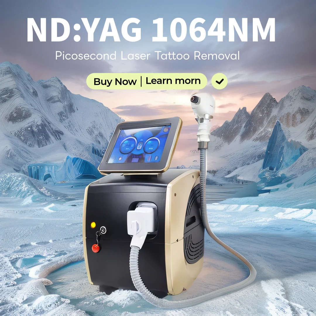 

NEW Pico Laser Tattoo Removal Machine Neodymium 2024 Picosecond Eyebrow Q Switch Portable 1064nm 523nm Professional Nd Yag